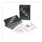 seks kaartspel, erotische kaarten, 50 verschillende kaarten, uitdagende standjes, seks spellen, boost voor seksleven, geschikt voor koppels, geschikt voor groepen, intieme opdrachten, gevarieerd spel, sensueel kaartspel.