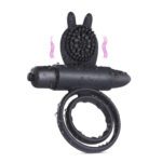 vibrerende cockring, luxe penisring, 10 vibratiestanden, extra stimulans voor vrouw, hoogwaardige kwaliteit, lichaamsveilig materiaal, koppelspeeltje, clitorale stimulatie.