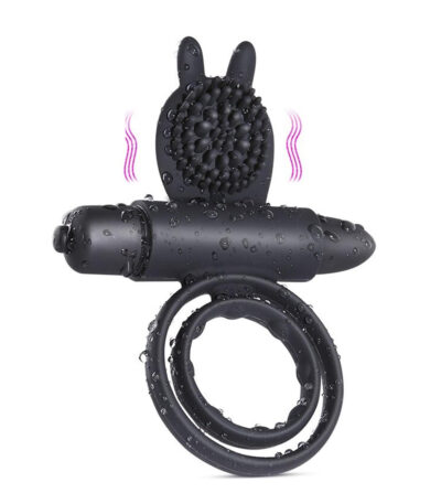 vibrerende cockring, luxe penisring, 10 vibratiestanden, extra stimulans voor vrouw, hoogwaardige kwaliteit, lichaamsveilig materiaal, koppelspeeltje, clitorale stimulatie.