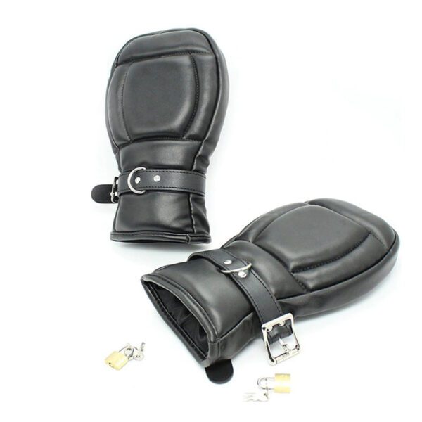 bdsm, handschoenen, pro, deluxe, sm, fisting, spanken, inclusief, slot, afsluitbaar