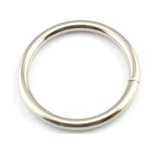 cockring, metaal, penisring, 50mm, stevig, duurzaam, zilver, waterdicht, man, ring