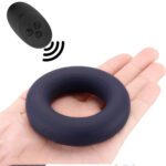 cockring, vibrerend, luxe, flexibel, afstandsbediening, oplaadbaar, 10 standen, stimulatie, siliconen, deluxe