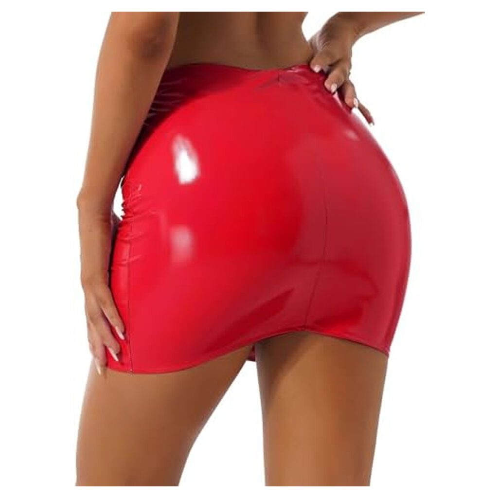 Spandex ,latex rok, sm, bdsm, sexy rok, latex seks producten, seks rok, maat s, maat t, maat m, maat xl