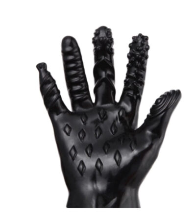 sex handschoen, sm handschoen, luxe, kwaliteit, extra stimulatie, bdsm, sm, 5, verschillende afdrukken, vinger