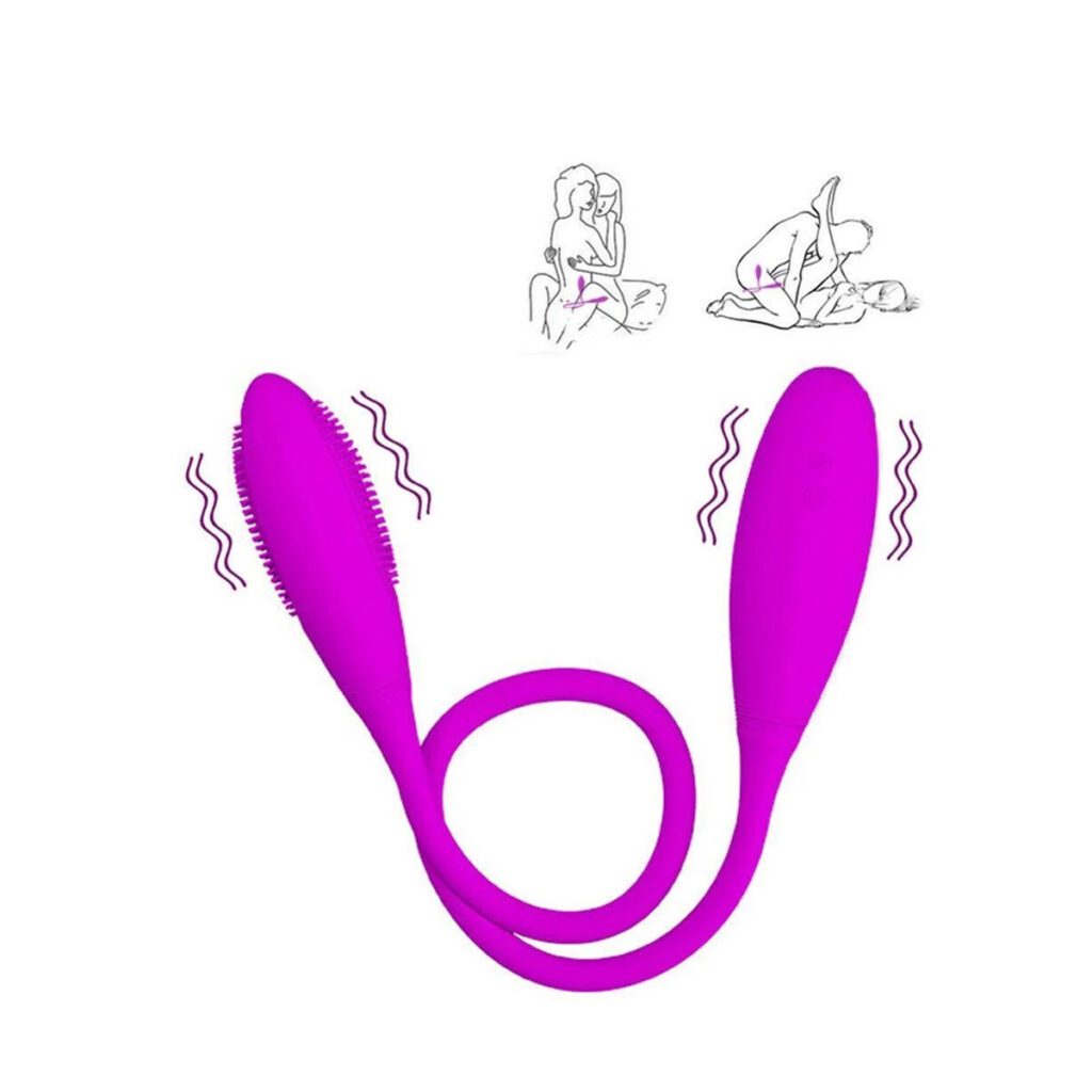 dubbele vibrator, 2-zijdig, 7 standen, penetratie, genot, waterproof, luxe, nieuw, seksspeeltje, duo