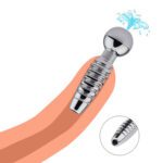 penis plug, urethrale plug, sm, bdsm, opening, plassen, klaarkomen, penis schroef, rvs, urethraal