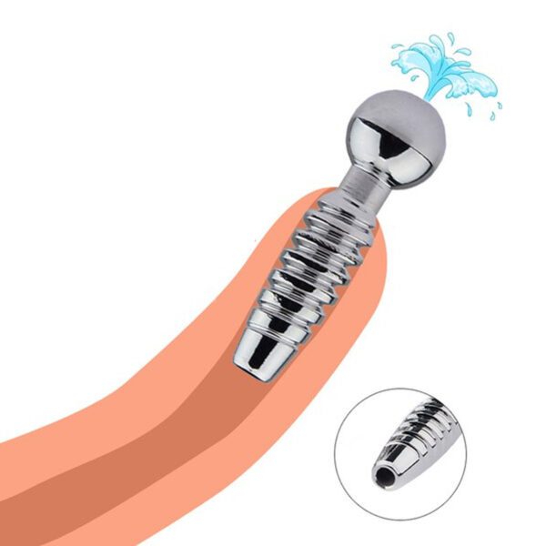 penis plug, urethrale plug, sm, bdsm, opening, plassen, klaarkomen, penis schroef, rvs, urethraal