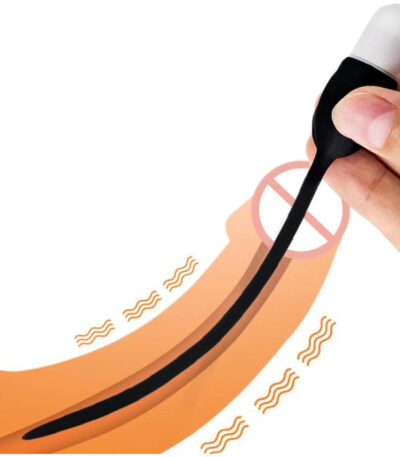 penis plug, vibrerend, dilator, rvs, glad, stimulatie, plasbuis, seksspeeltje, batterij, intens