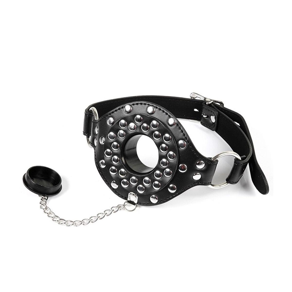 proddfsdfdgfuct1 mondgag, stopper, deepthroat, afsluitbaar, leer, sm, bdsm, verstelbaar, gag masker, bondage
