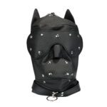 masker, rollenspel, bdsm, 3-in-1, luxe seks masker, hond, verstelbaar, petplay, hoofddeksel, multi