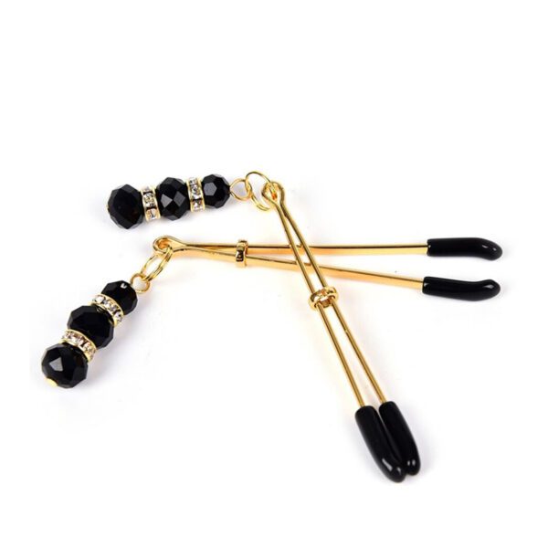 tepelklemmen, schaamlipklemmen, verstelbaar, rubber, beginner, medium, clitklem, diamanten, stimulatie, bdsm