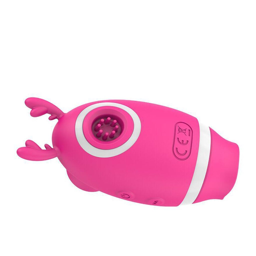 clitoris vibrator, rendier, 3-in-1, trillen, zuigen, likken, stimulatie, vrouw, seksspeeltje, luxe