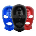 bdsm masker, latex, bivakmuts, sm, sex masker, luxe kwaliteit, rollenspel, erotisch, wetlook, hoofddeksel
