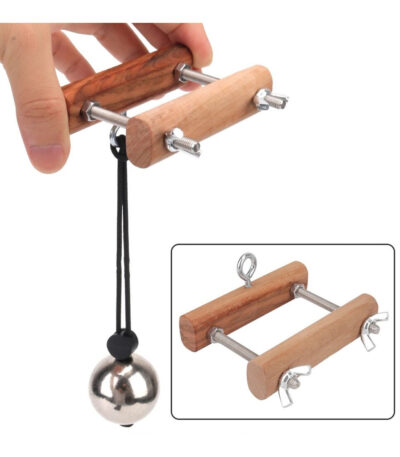 ballenklem, ball crusher, verstelbaar ontwerp, gewichtbal, luxe uitvoering, SM accessoires, BDSM speeltjes, gecontroleerde druk, intensieve stimulatie, hoogwaardige materialen.