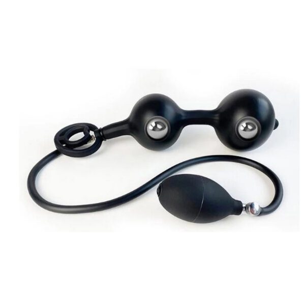 Dubbele Opblaasbare Buttplug