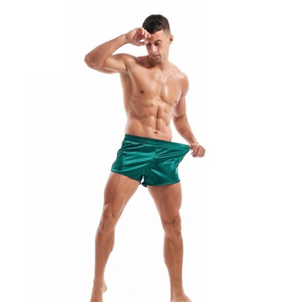 satijnen boxershort, heren, ondergoed, sexy, nacht, glanzend, comfortabel, zwart, lingerie, erotisch