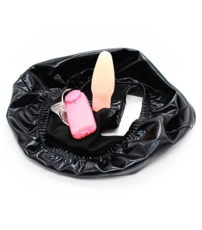 erotische, onderbroek, dildo, binnenzijde, unisex, leren look, maat, m, l, xl