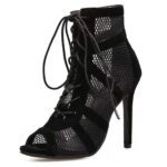 lage hakken, oceans fortune, veters, open, doorschijnend, hak, naaldhak, schoenen, dames, erotisch