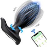 roterende, vibrator, anale plug, afstandsbediening, groot, diamond, anaal, dames, heren, kwaliteit