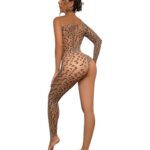 luipaard, bodysuit, lingerie, sexy, one size, aansluitend, print, vrouw, erotisch, spannend