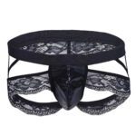 ondergoed, gay, sexy, mannen, homo, slip, zwart, nylon, erotisch, accessoires