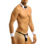 rollenspel, kleding, mannen, erotische, lingerie, sexy, 3-delig, seks, hoge kwaliteit, ober