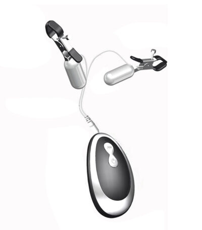 vibrerende, tepelklemmen, 20, vibratiestanden, afstandsbediening, luxe, geluidsdicht, verstelbaar, stimulatie, sensueel