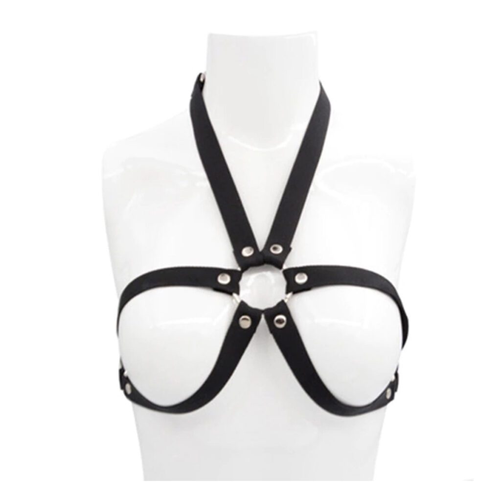 borsten, bondage, bdsm, tieten, binders, sm, verstelbaar, harnas, lingerie, straps