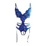 lingerie, bodysuit, blue lagoon, blauw, erotisch, kleding, uitdagend, hoge kwaliteit, luxe, polyester