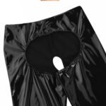 erotische, latex, broek, dames, lange, open, billen, kruis, kleding, kwaliteit