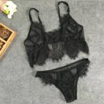 lingerieset, Hawai Black, sexy beha, slip, transparante set, S t/m XXL, erotisch, black lace, hoge kwaliteit, merkloos