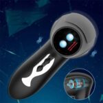 Föhn Masturbator, Titanium Plasma, pijpmachine, zelfbevrediging, penis stimulator, intens klaarkomen, 10 vibratie­standen, 10 trilstanden, waterdicht, USB oplaadbaar