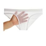 zijde, onderbroek, heren, erotische slip, sexy ondergoed, M tot en met 3XL, goede kwaliteit, doorschijnend, merkloos