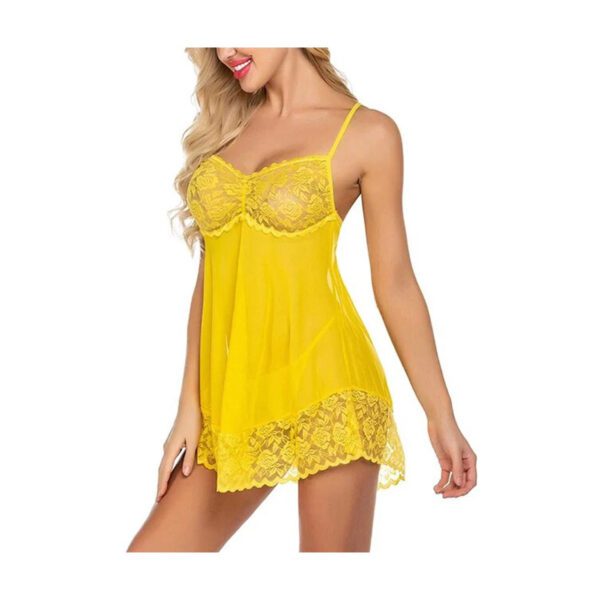 Korte Nachtjurk Geel