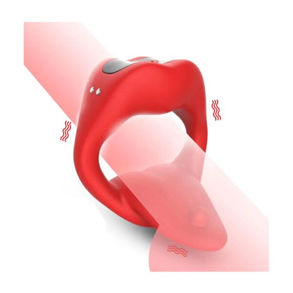 Vibrerende Penisring met Scrotum Stimulator