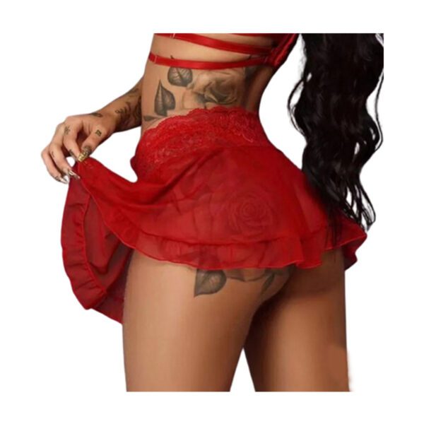 Flirterige Transparante Rok