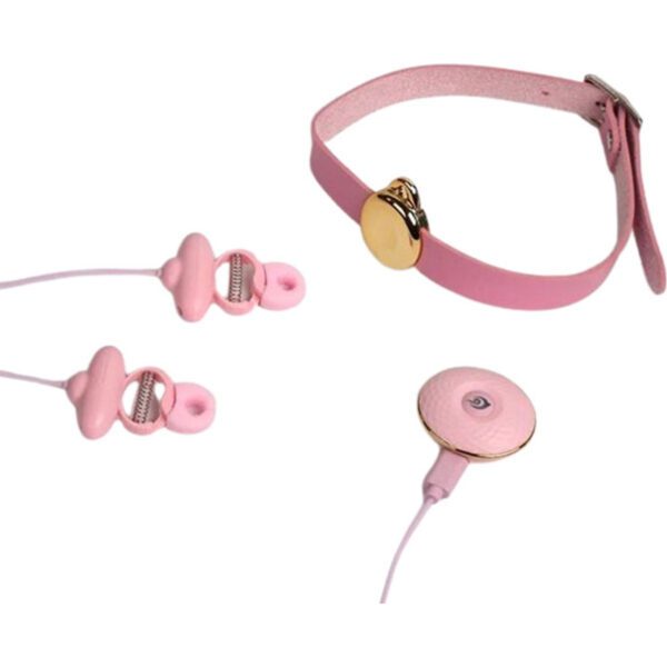 Tepelvibrator met Choker Halsband
